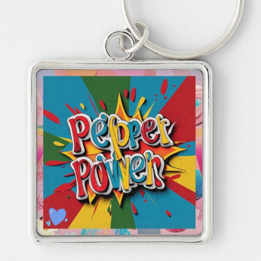 "Pepper Power" Sleutelhanger (Voorkant)
