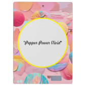 "Pepper Power Vivid" Klembord (Achterkant)