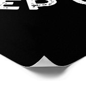 Pepper Puns Pep up My Day Funny Food Pun Dark BG Poster (Hoek)