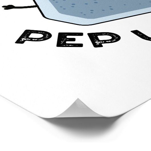 Pepper Puns Pep up My Day Funny Food Pun Poster (Hoek)