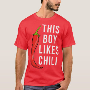 Pepper Spicy Food Funny Gezegde Boy Liki T-shirt
