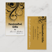 Pepper Swirl Business Card-sjabloon Visitekaartje (Voorkant / Achterkant)