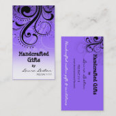 Pepper Swirl Business Card-sjabloon Visitekaartje (Voorkant / Achterkant)