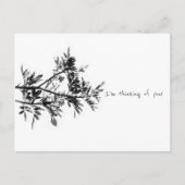 Pepper Tree Je pense à vous Carte postale (Devant)