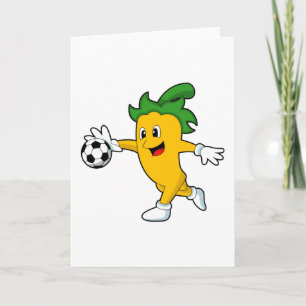 Pepper Vegan als voetballer met Soccer.PNG Kaart
