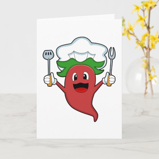 Pepper Vegan Kok Kaart (Gele Bloem)