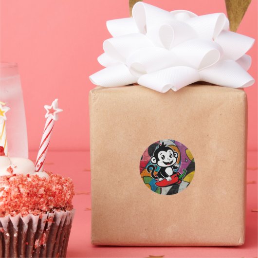 Pepperaap Sticker (Feest)