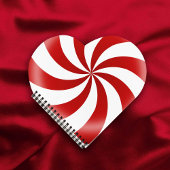 Pepperment Candy Heart Journal