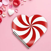 Pepperment Candy Heart Journal