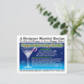 Pepperment Patty Christmas Martini Recette Carte p (Debout devant)