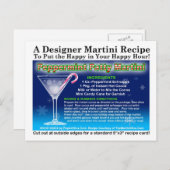 Pepperment Patty Christmas Martini Recette Carte p (Devant / Derrière)
