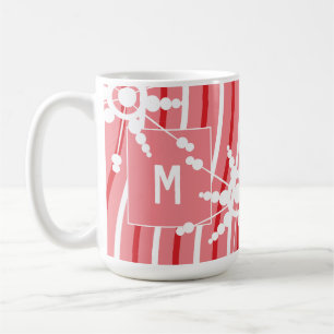 Peppermenthe Arc-en-ciel Noël Snowflake Café Mug