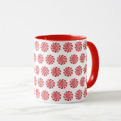 Peppermenthe dure Candy Design Café Mug (Devant droit)