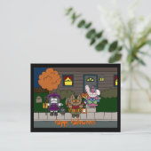 Peppermenthe Hollow arrangeable Carte postale Hall (Debout devant)