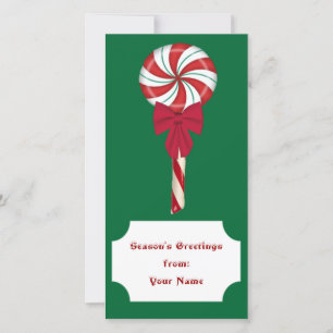 Peppermenthe Lollipop Carte photo