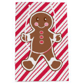 Peppermenthe pain d'épice Sac cadeau de Noël (Devant)