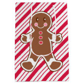 Peppermenthe pain d'épice Sac cadeau de Noël (Dos)