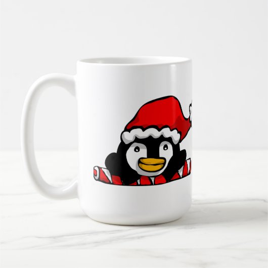 Peppermenthe Penguin Mug (Gauche)