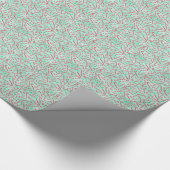 Peppermint Candy Cane kerstinpakpapier Cadeaupapier (Hoek)