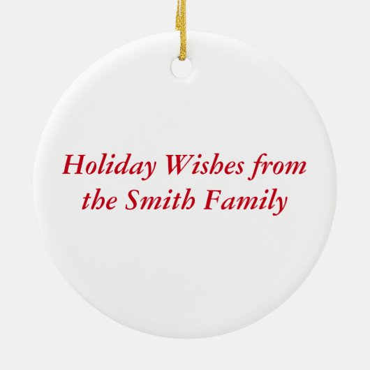 Peppermint Candy Cane Starlight Mint Kerstmis Keramisch Ornament (Achterkant)