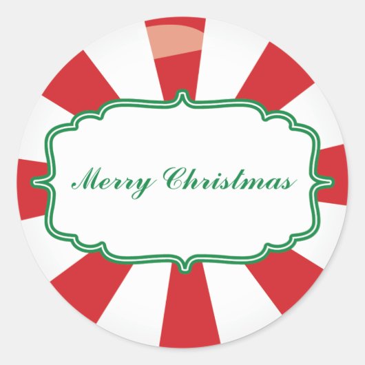 Peppermint Candy sticker cadeau (Devant)
