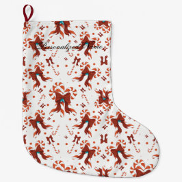 Peppermint Charm Christmas Stocking Grote Kerstsok