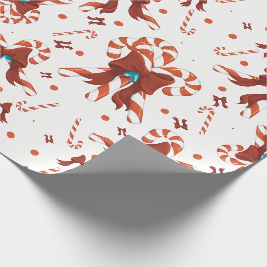 Peppermint Charm Wrapping Paper Cadeaupapier (Hoek)