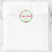 Peppermint de Noël Parfumé sucre Étiquettes (Sac)