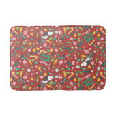 Peppermint Dreams Snoopy Snoep Pattern Badmat (Voorkant)