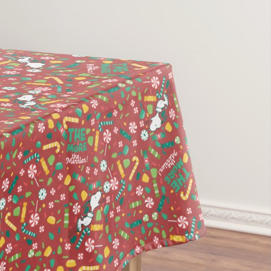 Peppermint Dreams Snoopy Snoep Pattern Tafelkleed (Voorbeeld)