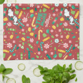 Peppermint Dreams Snoopy Snoep Pattern Theedoek (Gevouwen)