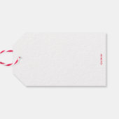 Peppermint Gift Label Cadeaulabel (Achterkant Horizontaal)