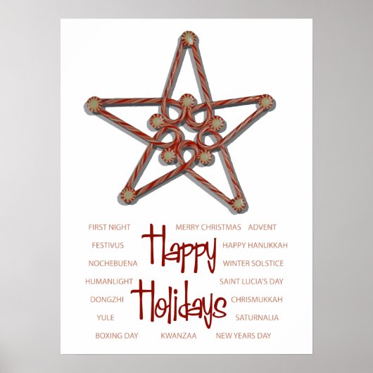 Peppermint Holidays Poster (Devant)