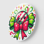 Peppermint Joy: Holiday Candy Character Grote Klok (Hoek)