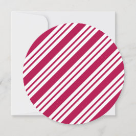 Peppermint Kerst Snoep Uitnodigingen