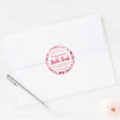 Peppermint-kerstbath Bomb Salt Soak Label (Envelop)