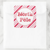 Peppermint-kerstcadeautjes Labels Stickers (Tas)