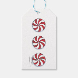 Peppermint Kisses Cadeaulabel