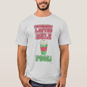 Peppermint Latte Funny Cool Cartoon Slogan T-shirt