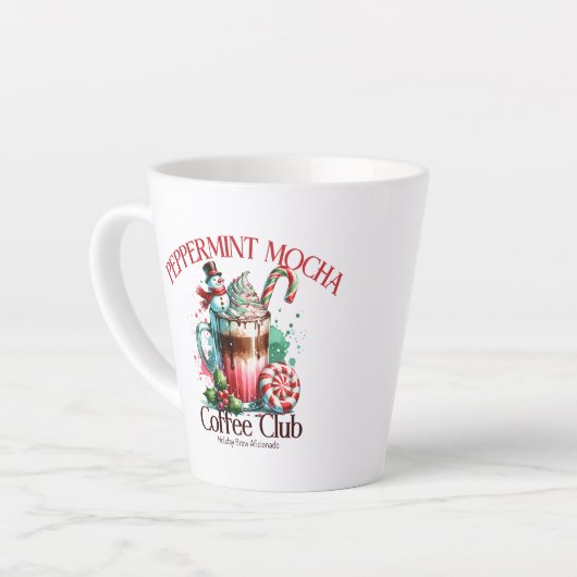 Peppermint Mocha Coffee Club Latte Mok (Linkerhoek)