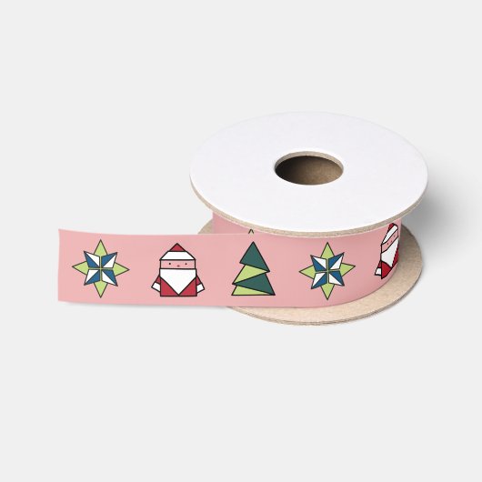 Peppermint Origami Kerstmis Lint (Spoel)