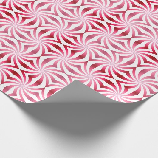 Peppermint Pattern Fun Modern Gift Cadeaupapier (Hoek)
