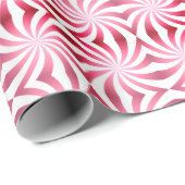 Peppermint Pattern Fun Modern Gift Cadeaupapier (Rol Hoek)