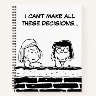 Peppermint Patty & Marcie aan de muur Notitieboek