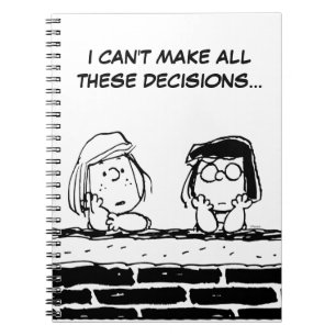 Peppermint Patty & Marcie aan de muur Notitieboek