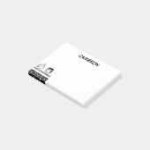 Peppermint Patty & Marcie aan de muur Post-it® Notes (Schuin)