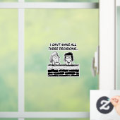 Peppermint Patty & Marcie aan de muur Raamsticker (Huis)