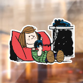 Peppermint Patty op de Telefoon Raamsticker (Vel 2)