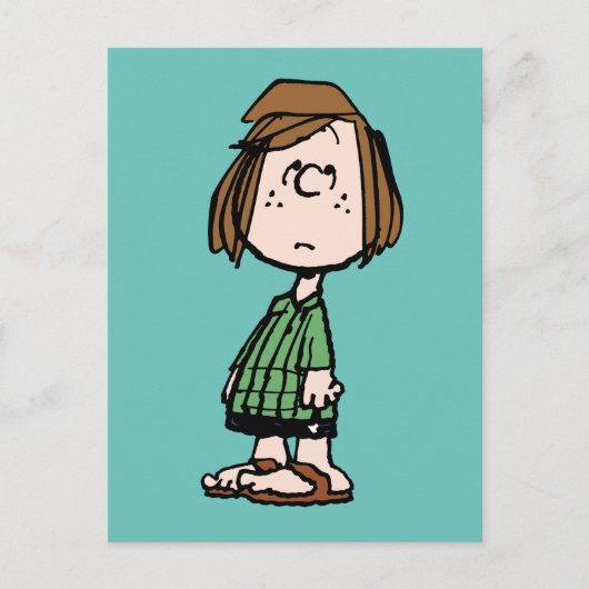 Peppermint Patty Rolling Eyes Briefkaart (Voorkant)