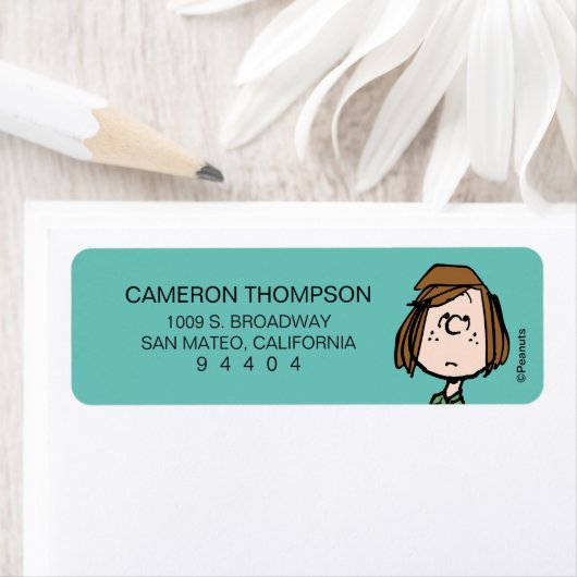 Peppermint Patty Rolling Eyes Etiket (Insitu)